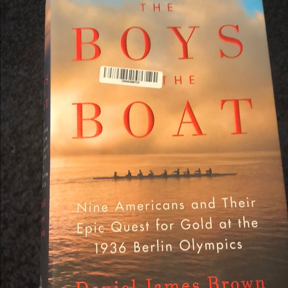 The boys on the boat hard cover book